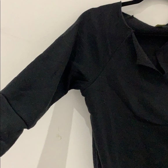 Alternative apparel black tunic sweatshirt - Picture 2 of 5